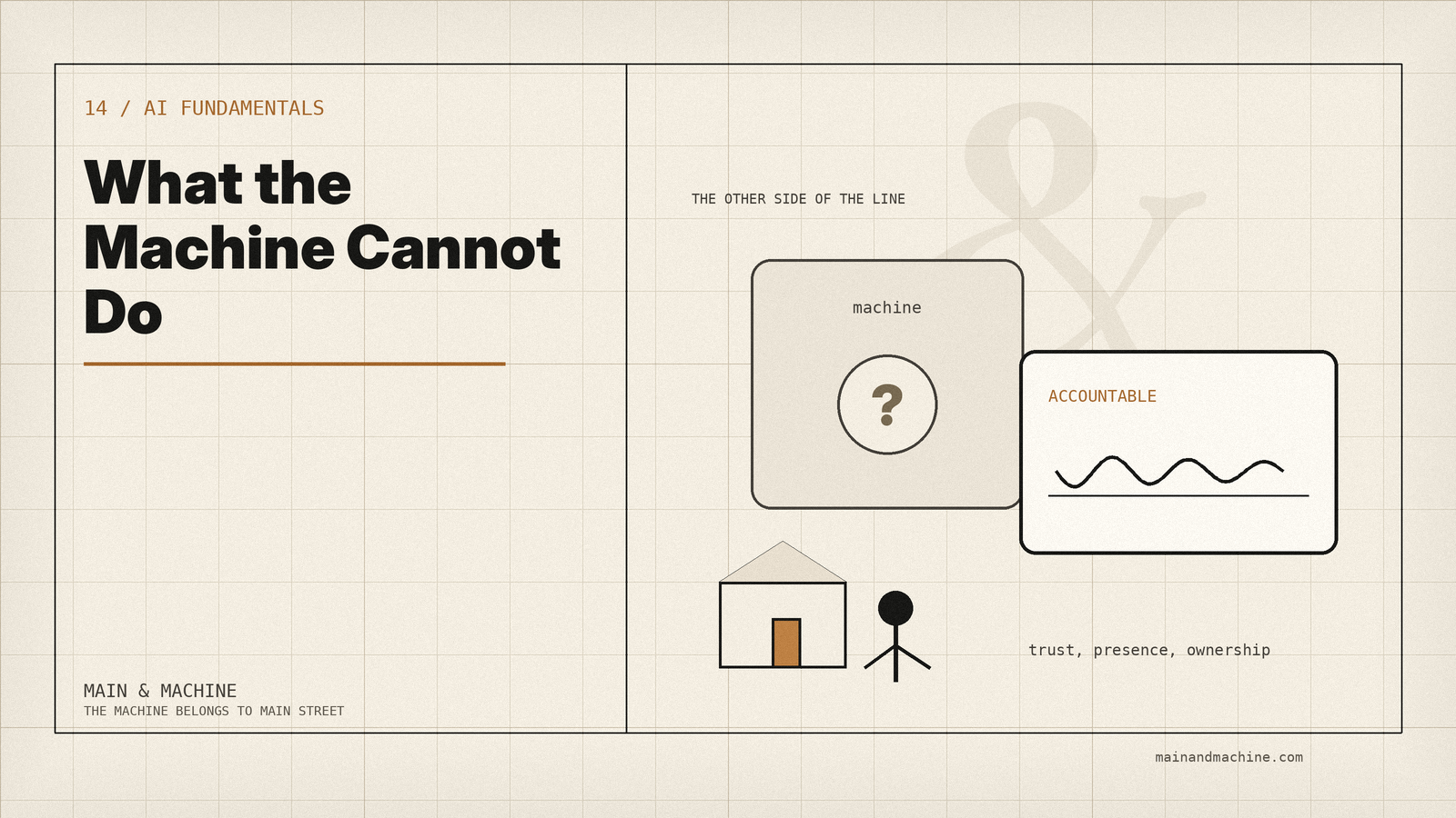 What the Machine Cannot Do